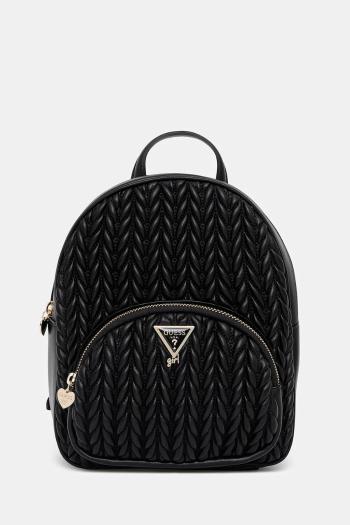 Ruksak Guess čierna farba, malý, jednofarebná, J5YZ10 WHEG0
