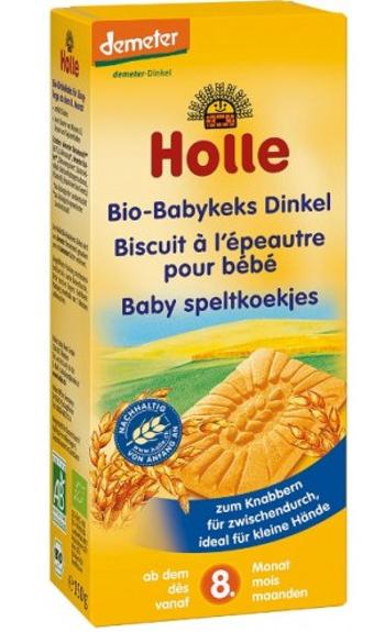 HOLLE bio detské špaldové keksy 150 g