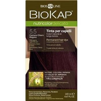 BIOKAP Nutricolor Delicato Mahogany Light Brown Gentle Dye 5.50 140 ml (8030243010469)