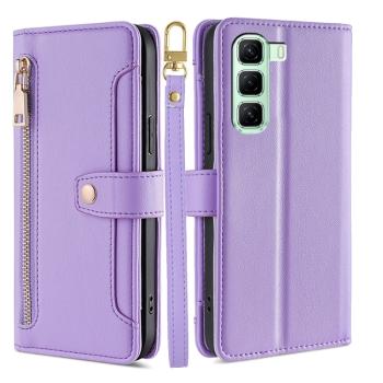 PASTEL Peňaženkové puzdro pre Infinix Hot 50 5G fialové
