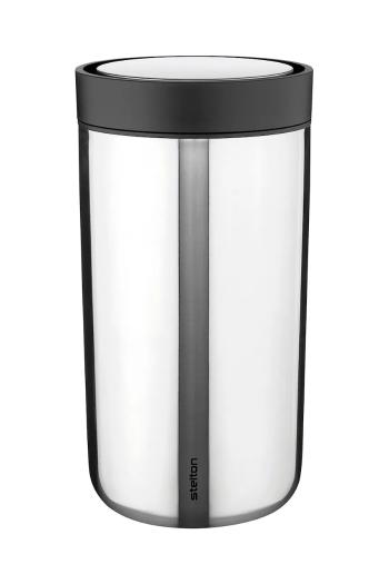 Termo hrnček Stelton To-Go Click 200 ml šedá farba