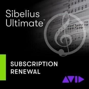 AVID Sibelius Ultimate Annual Subscription Renewal (Digitálny produkt)