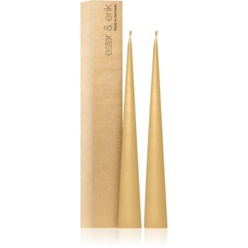 ester & erik cone candles sunglow (no. 04) dekoratívna sviečka 2x37 cm