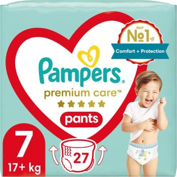 Pampers Premium Care Pants Size 7 jednorazové plienkové nohavičky 17+ kg 27 ks