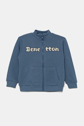 Detská bavlnená mikina United Colors of Benetton s potlačou, 3J70G503M