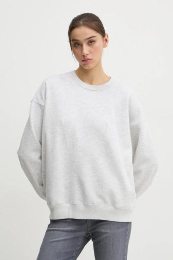 Mikina Hollister Co. dámska, šedá farba, melanžová, KI352-4218