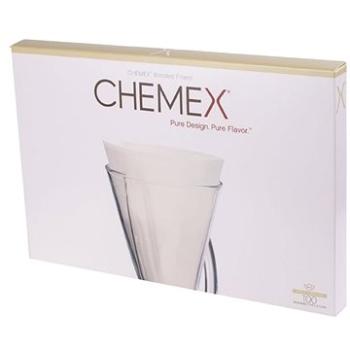 Chemex, papierové filtre pre 1– 3 šálky, biele, 100 ks (FP-2)