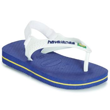 Havaianas  BABY BRASIL LOGO  Žabky Modrá