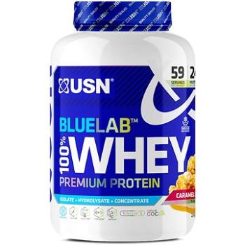 USN BlueLab 100 % Whey Premium Protein, 2000 g, karamelový popcorn (6009544938798) + ZDARMA Shaker USN