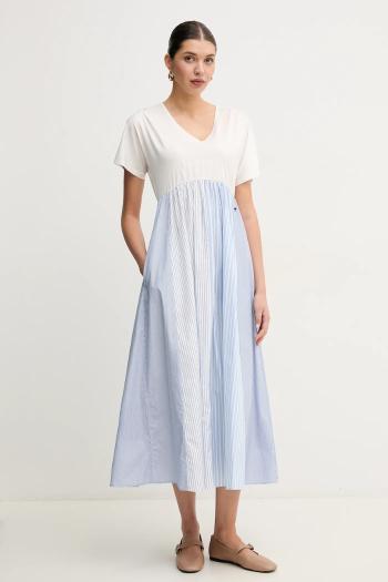Šaty Weekend Max Mara biela farba, midi, áčkový strih, 2515621082600