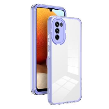 CRYSTAL Ochranný kryt pre Motorola Moto G62 5G fialový