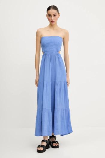 Bavlnené šaty Rip Curl maxi, áčkový strih