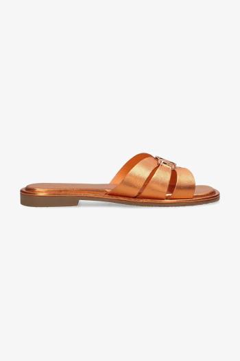 Kožené šľapky Mexx RAMA PARROT dámske, oranžová farba, MI001606351W