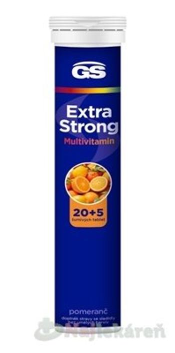 GS Extra Strong Multivitamin šumivé tablety príchuť pomaranč 20+5 tabliet