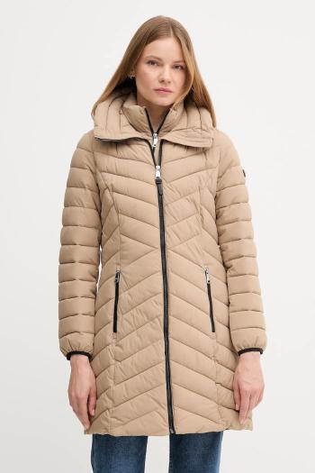 Bunda Dkny hnedá farba, prechodná, DLEMPN46