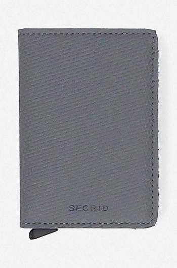 Peňaženka Secrid šedá farba,   Slimwallet Carbon SCA-COOL GREY