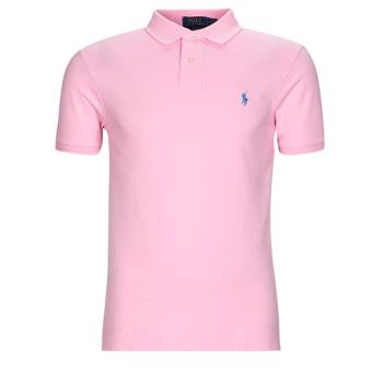 Polo Ralph Lauren  POLO AJUSTE SLIM FIT EN COTON BASIC MESH  Polokošele s krátkym rukávom Ružová