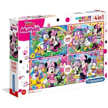 Šťastný pomocník Puzzle 2× 20 + 2× 60 minnie (8005125076154)