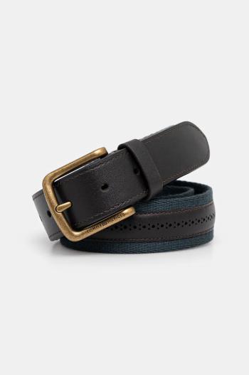 Opasok Tommy Hilfiger pánsky, hnedá farba, AM0AM12812