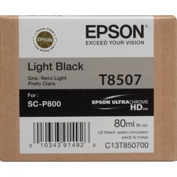 Epson T850700 svetle čierna (light black) originálna cartridge