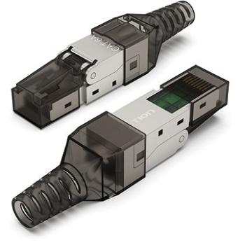 Vention Cat.6A FTP Toolless RJ45 Modular Plug Gray PC Boots Type (IDIH0)