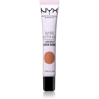 NYX Professional Makeup Bare With Me tekutá lícenka odtieň Peach Bronze 10 ml