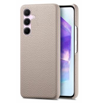 LEATHER CASE Ochranný kryt pre Samsung Galaxy A55 5G béžový