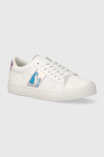 Detské tenisky Polo Ralph Lauren biela farba
