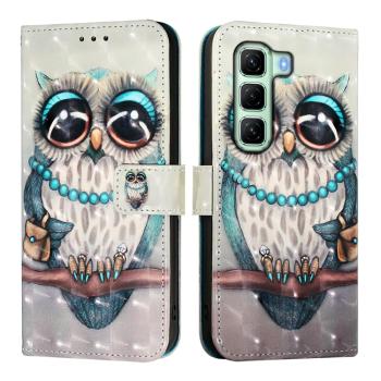 ART Peňaženkový kryt pre Infinix Hot 50 GREY OWL
