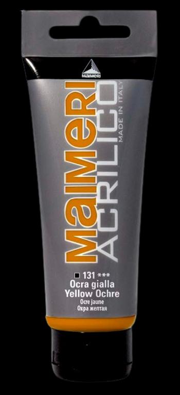 MAIMERI ACRILICO - Akrylové farby 131 - yellow ochre, 0,2 L