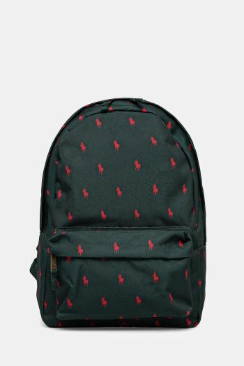 Detský ruksak Polo Ralph Lauren zelená farba, veľký, vzorovaný, 9AR153