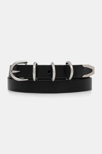 Kožený opasok Rag & Bone čierna farba, WJW24S1007UA07