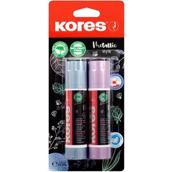 KORES Lepiaca tyčinka Metalic 2× 20 g (12222)