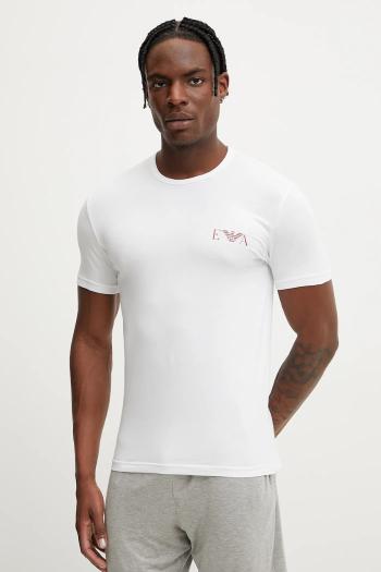 Tričko Emporio Armani Underwear 2-pak čierna farba, s potlačou, EM001849 AF10778