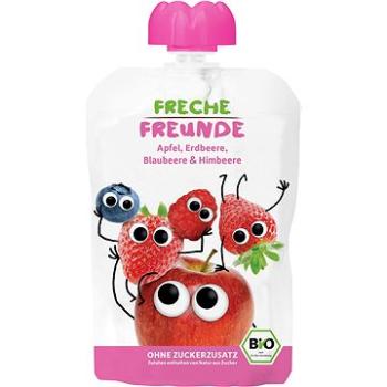 Freche Freunde BIO Kapsička Jablko, jahoda, čučoriedka a malina 100 g (4260249142329)