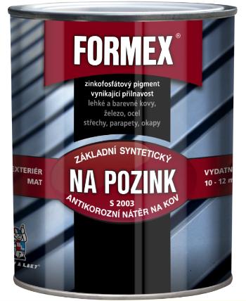 BARVY A LAKY HOSTIVAŘ FORMEX S 2003 - Farba na pozink 0110 - šedá 9 L