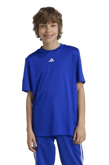 Dětské tričko adidas J TR-ES T tmavomodrá barva, IW0850