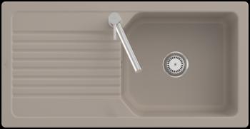 VILLEROY & BOCH VILLEROY & BOCH - Keramický drez Villeroy &amp; Boch Linara 60, 338601AM Almond 338601AM