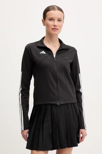 Mikina adidas Tiro dámska, čierna farba, s potlačou, JG4104