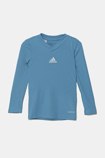 Detské tričko s dlhým rukávom adidas Performance s potlačou, GN7512