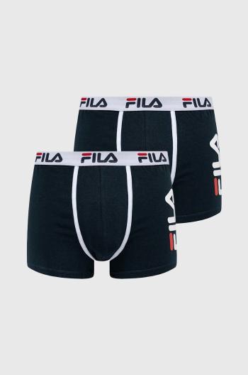 Boxerky Fila 2-pak pánske, tmavomodrá farba