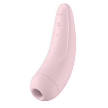 SATISFYER Vibrátor na stimuláciu klitorisu Curvy 2+ ružový