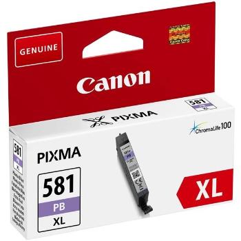 Canon originál ink CLI-581PB XL, photo blue, 8,3ml, 2053C001, very high capacity, Canon PIXMA TR7550,TR8550,TS6150,TS6151,TS8150,T, photo blue