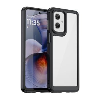 CRYSTAL Ochranný obal pre Motorola Moto G55 5G čierny