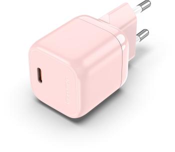 Töltő adapter Vention 1-port Stylish USB-C GaN Charger (30W) Pink