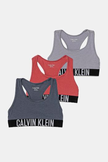 Detská športová podprsenka Calvin Klein Underwear 3-pak ružová farba, G80G800745