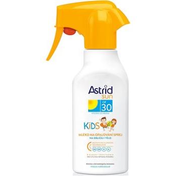 ASTRID SUN Detské mlieko na opaľovanie sprej SPF 30 200 ml (8592297000631)