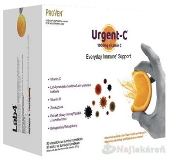 Pro-Ven Urgent-C Everyday Immune Support vrecúška so šumivým práškom 30 ks