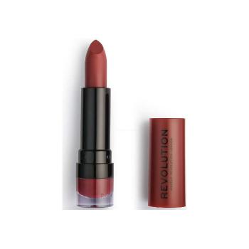 Makeup Revolution  Matte Lipstick - 147 Vampire  Líčenie obočia Hnedá