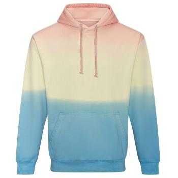 Just Hoods Batikovaná mikina - Pastel Sunset Dip | L